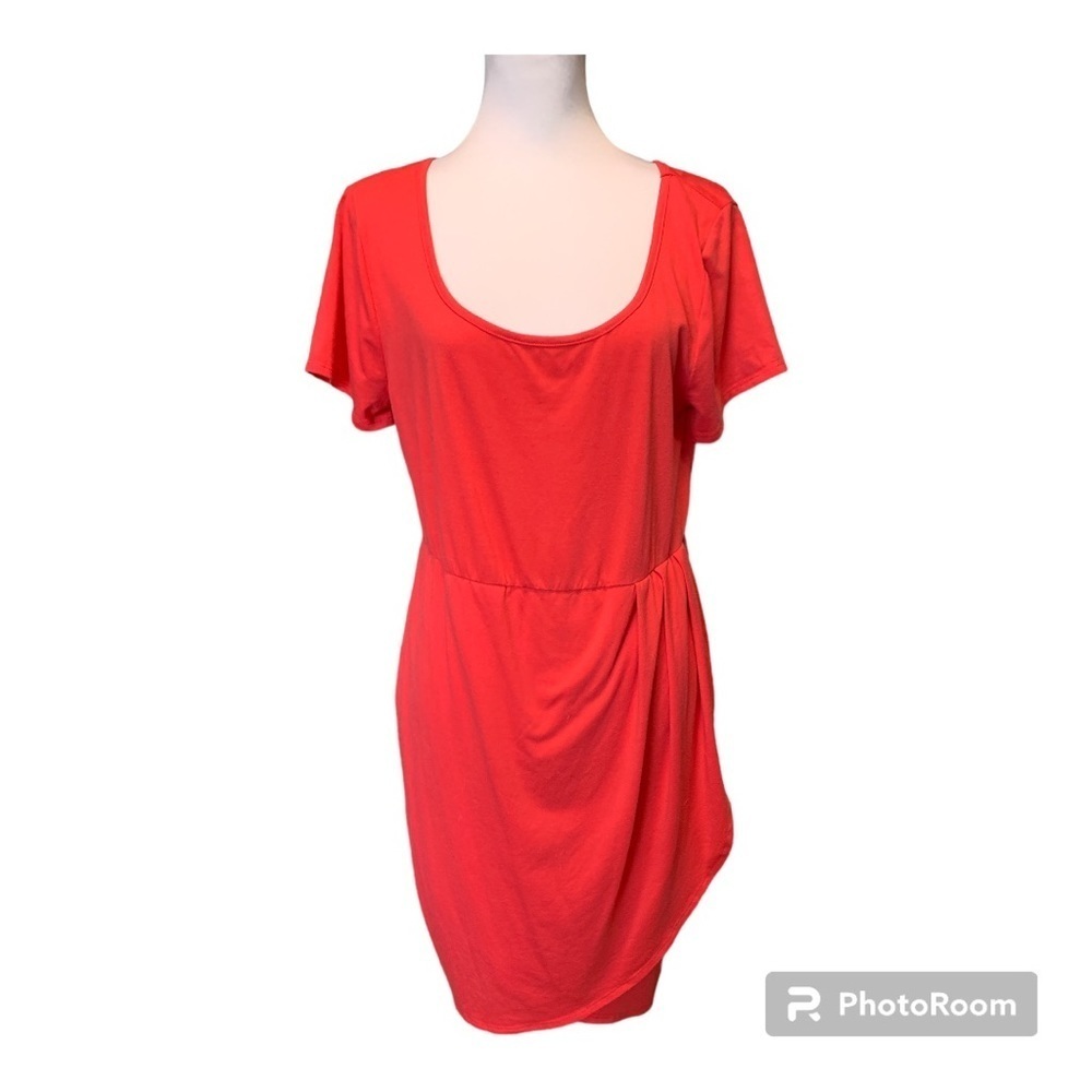 Torrid Tulip Hem Faux Wrap Dress Size 1